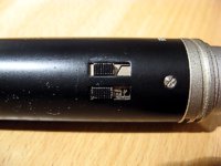Mikrofon R-F-T DDR MV 692 Nr. 16727 - pohled na pepnae