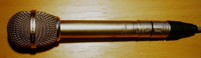 mikrofon AKG C61 Nr.6896 s vložkou CK1 Nr.6848