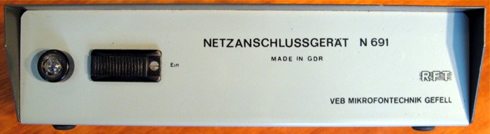 Napaje� R-F-T GDR N 691 Nr. 17980 �eln� pohled