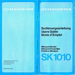 Mikroport SENNHEISER SK 1010 - u�ivatelsk� manu�l