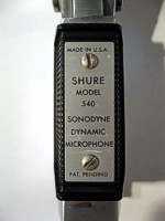 Mikrofon SHURE MODEL 540 typov� �t�tek