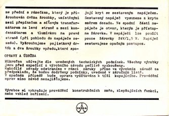 N�vod k pou�it�