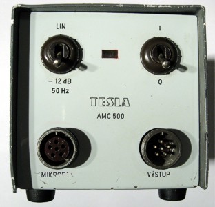 Napaje� TESLA AMC500 p�edn� pohled