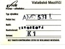 AMD 531 L - kontroln� l�stek
