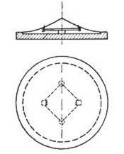 Tlakový piezoelektrický mikrofon membránový